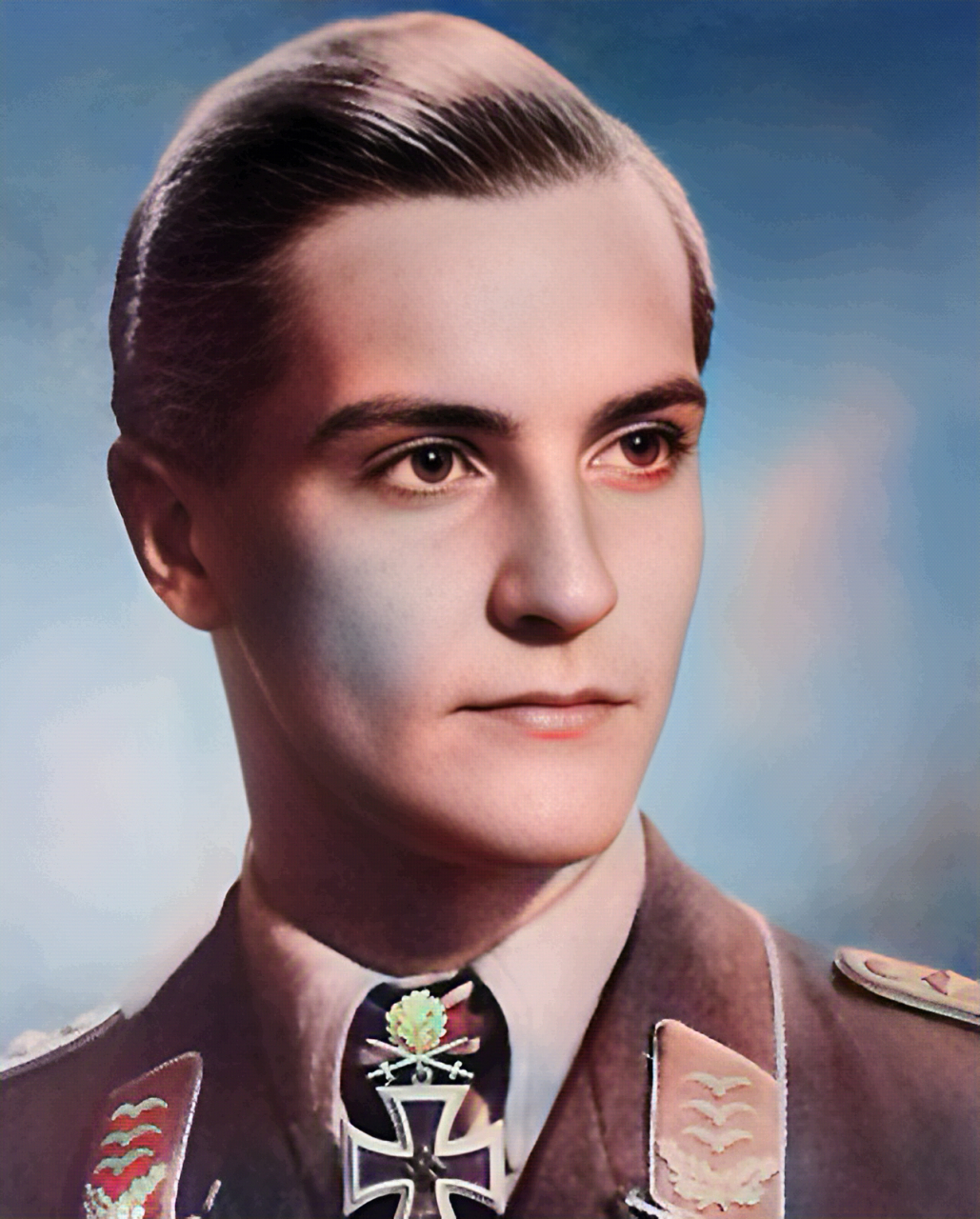 二战期间,颜值超高的德国王牌飞行员汉斯61约阿斯姆61马尔塞尤