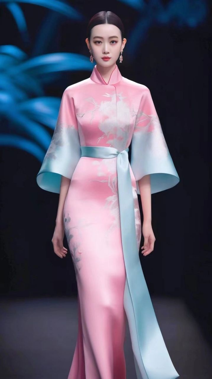 新中式旗袍 一袭旗袍,一世芳华,一眼万年 #国风大赏[话题]# #国风主理