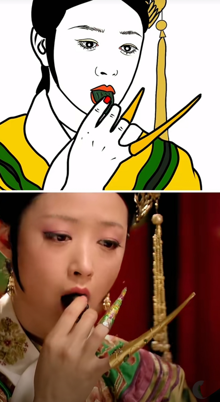 《甄嬛传》里,华妃为啥要吃酸黄瓜啊?