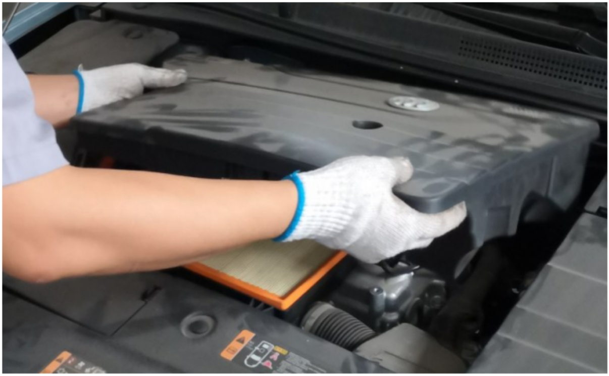 微蓝6插混版空气滤芯更换方法参考,很简单的 自己动手丰衣足食