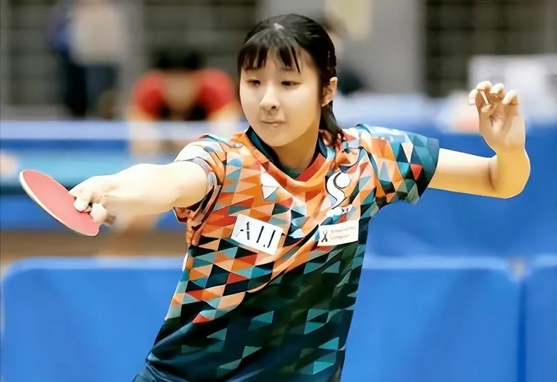 横空出世的日本乒乓球选手～出泽杏佳#乒乓球#           大魔王