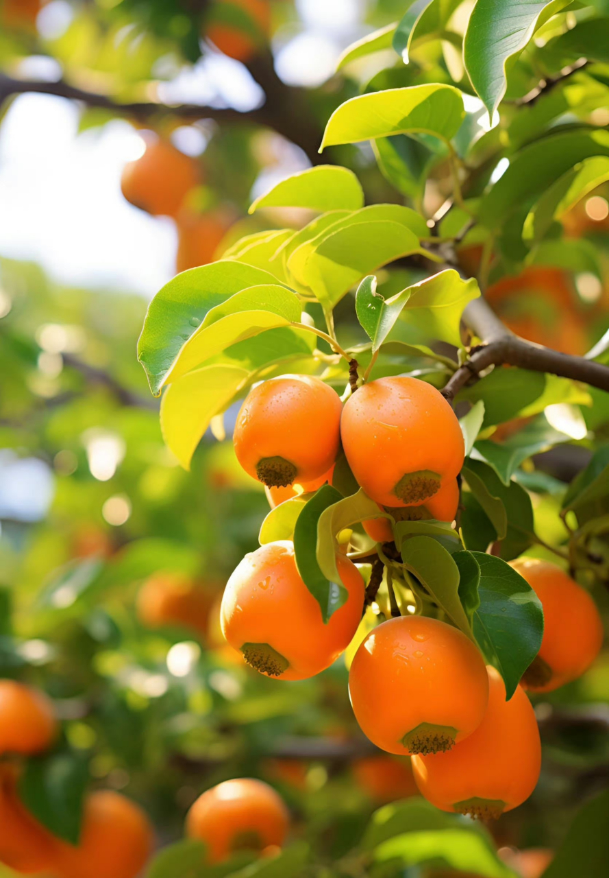 柿柿如意,柿柿顺.