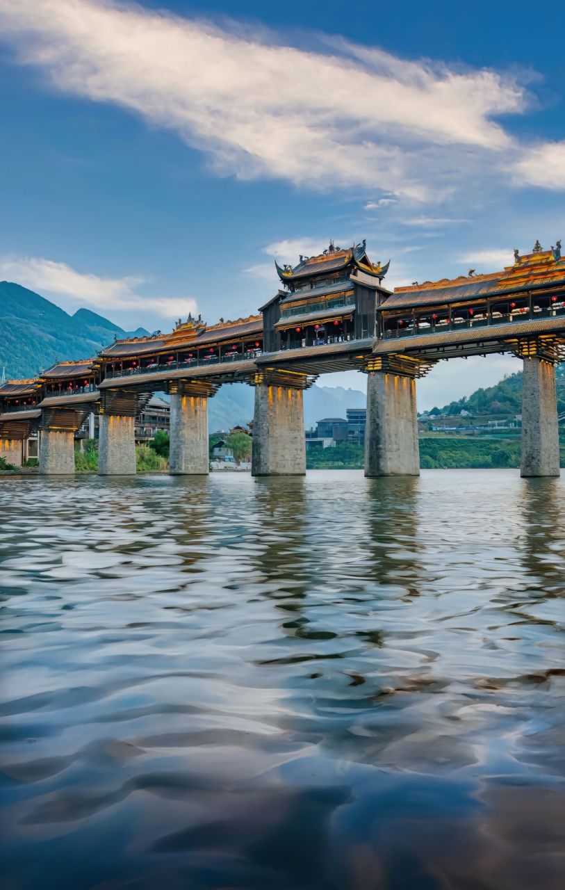 中国十大名桥 风雨桥图片