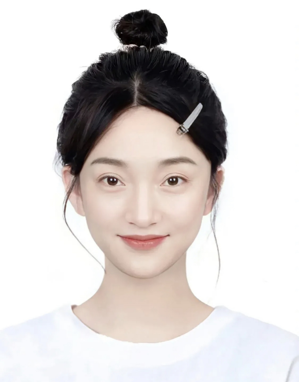 周迅证件照,这也就20岁吧?