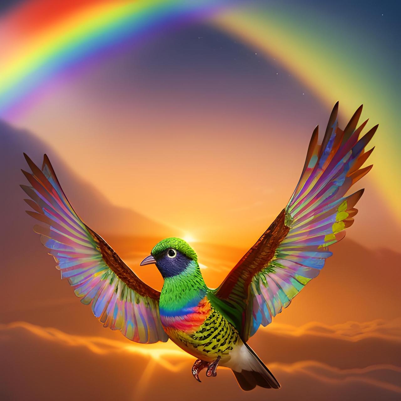 吉祥如意鸟,展翅高飞,前程似锦 #见者好运