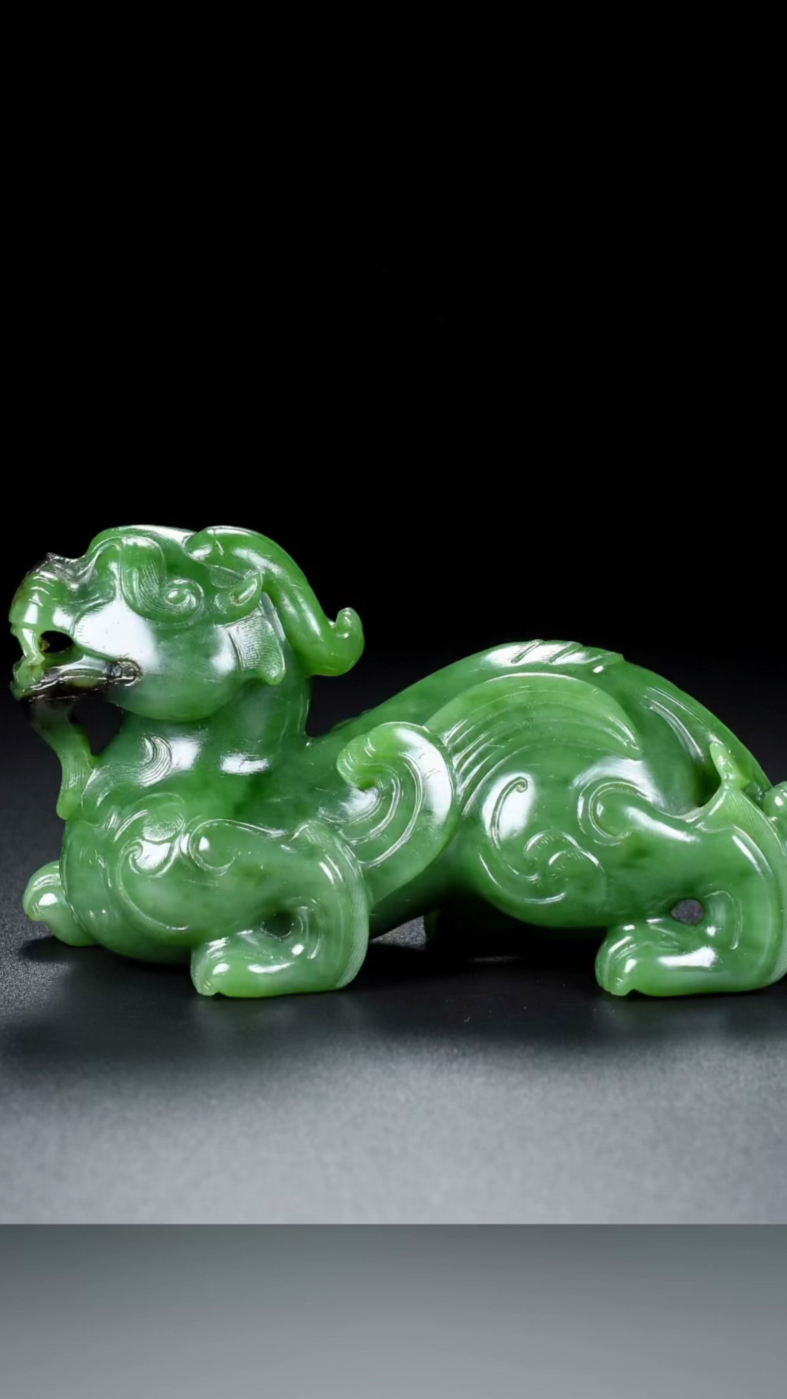 古玉老玉和田玉碧玉貔貅瑞兽