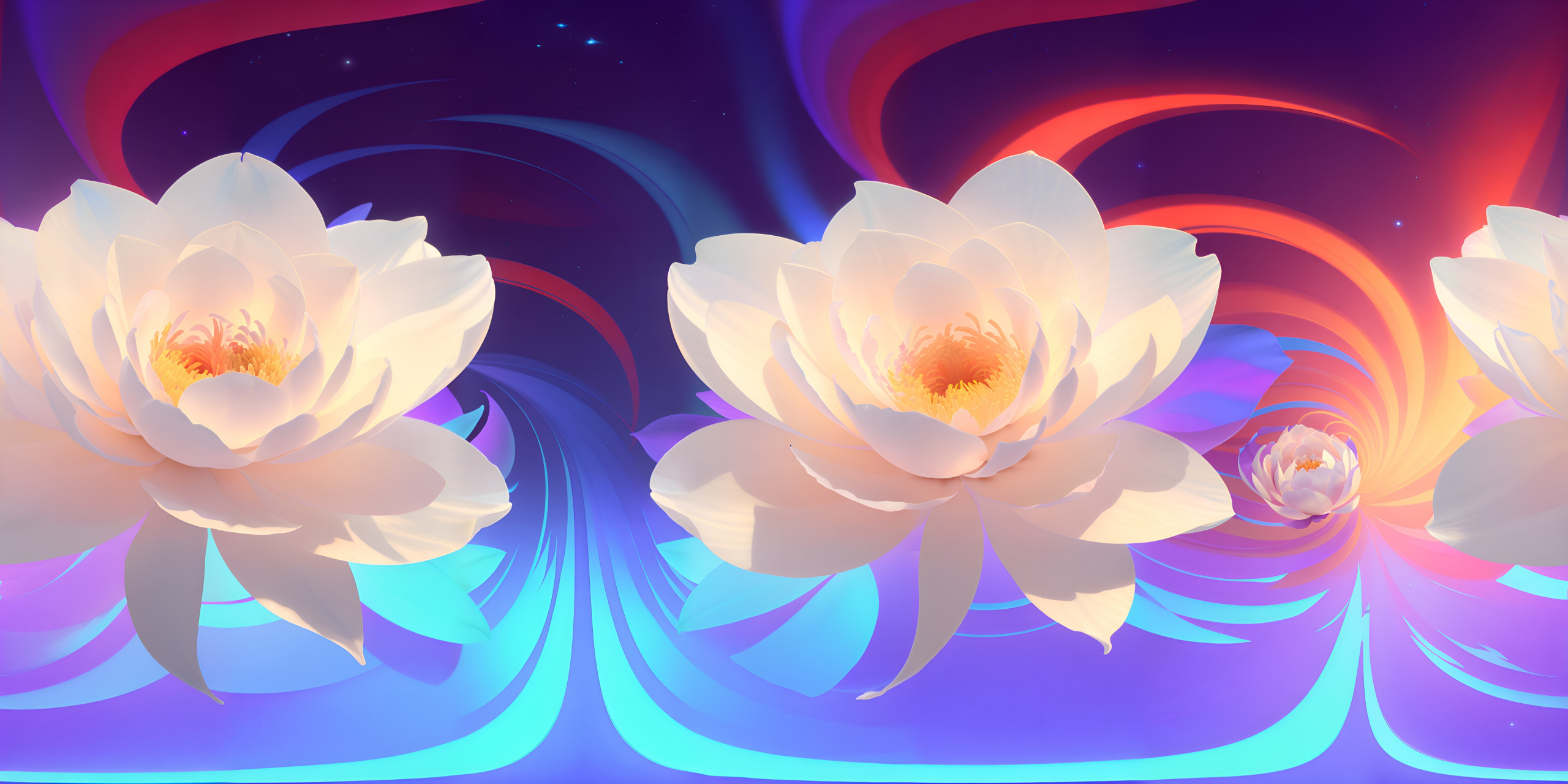 在360度全景图的壁纸中游走,仿佛置身于梦境.