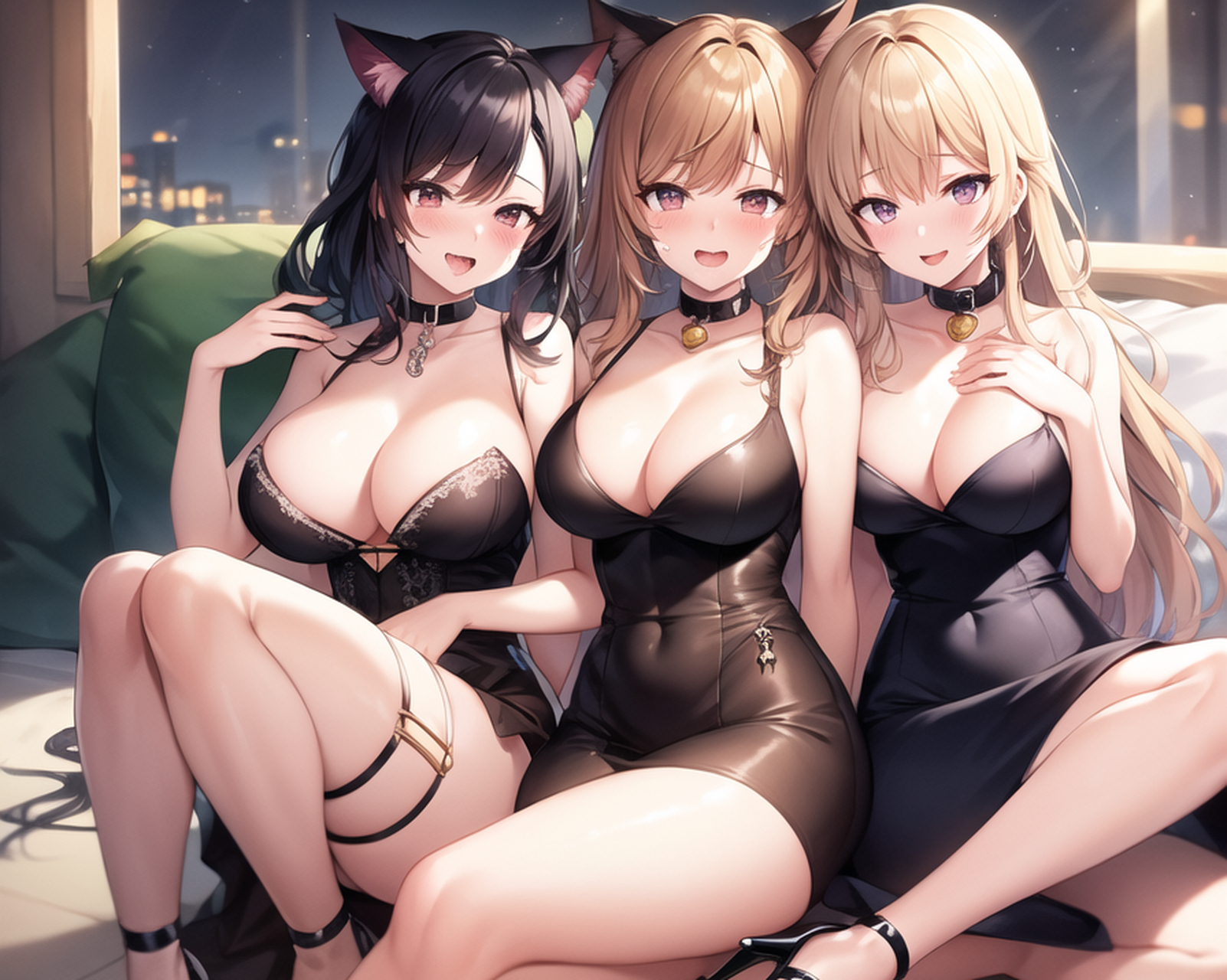 二次元美女/三胞胎美少女/双胞胎姐妹