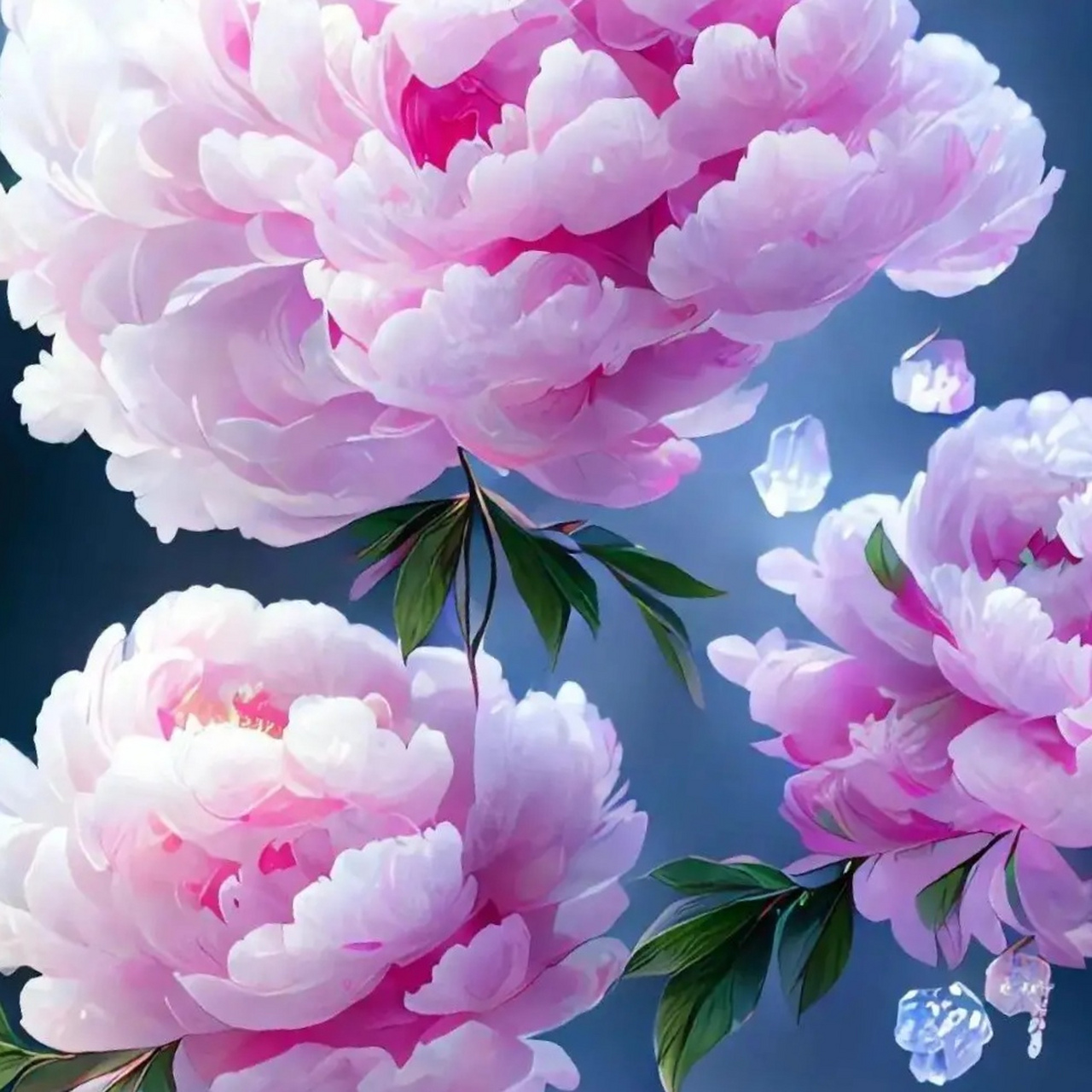 百花之王的美90国色天香牡丹花90花开富贵吉祥如意90  玉笑珠香