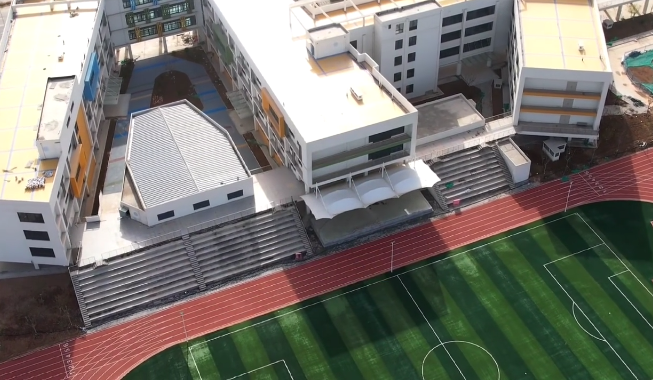 好消息!西安西安金泰东郡小学项目(灞桥小学)即将完工