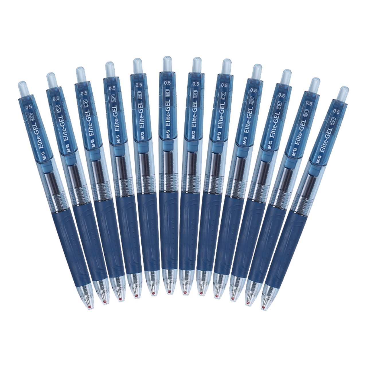 5mm墨蓝色中性笔 精英系列e01签字笔 商务笔 按动子弹头水笔 医用处方