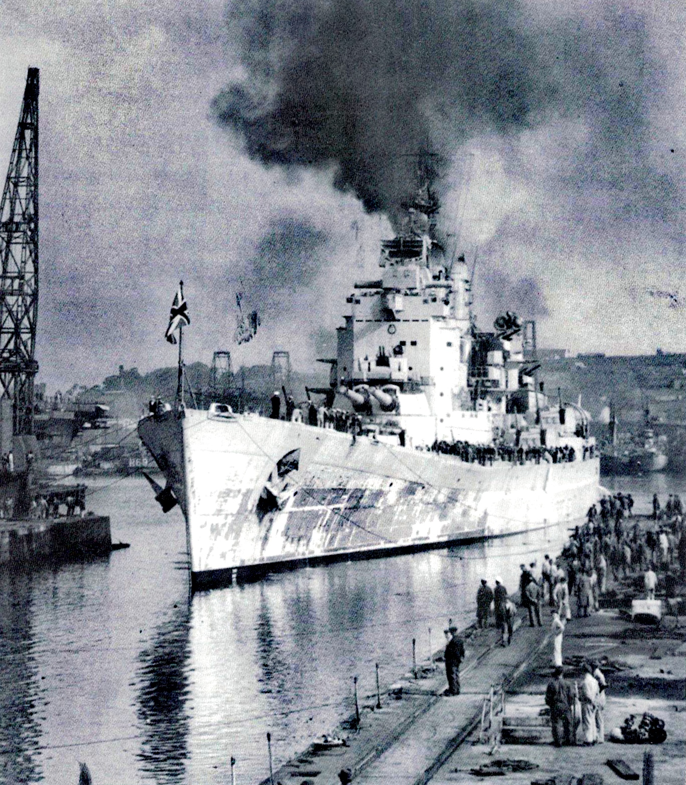 战舰欣赏:英国 前卫号 战列舰