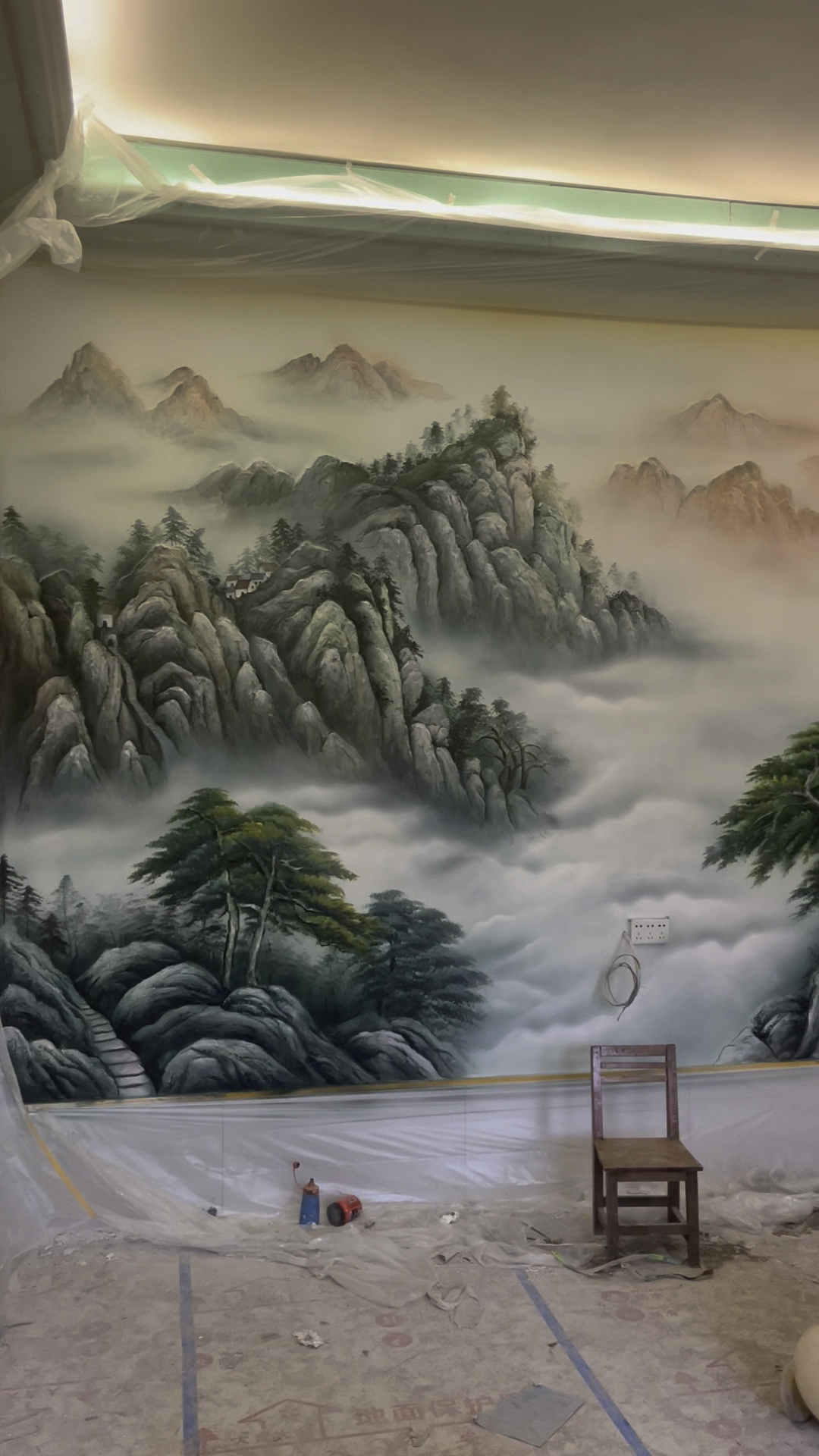 20000一副的浮雕山水