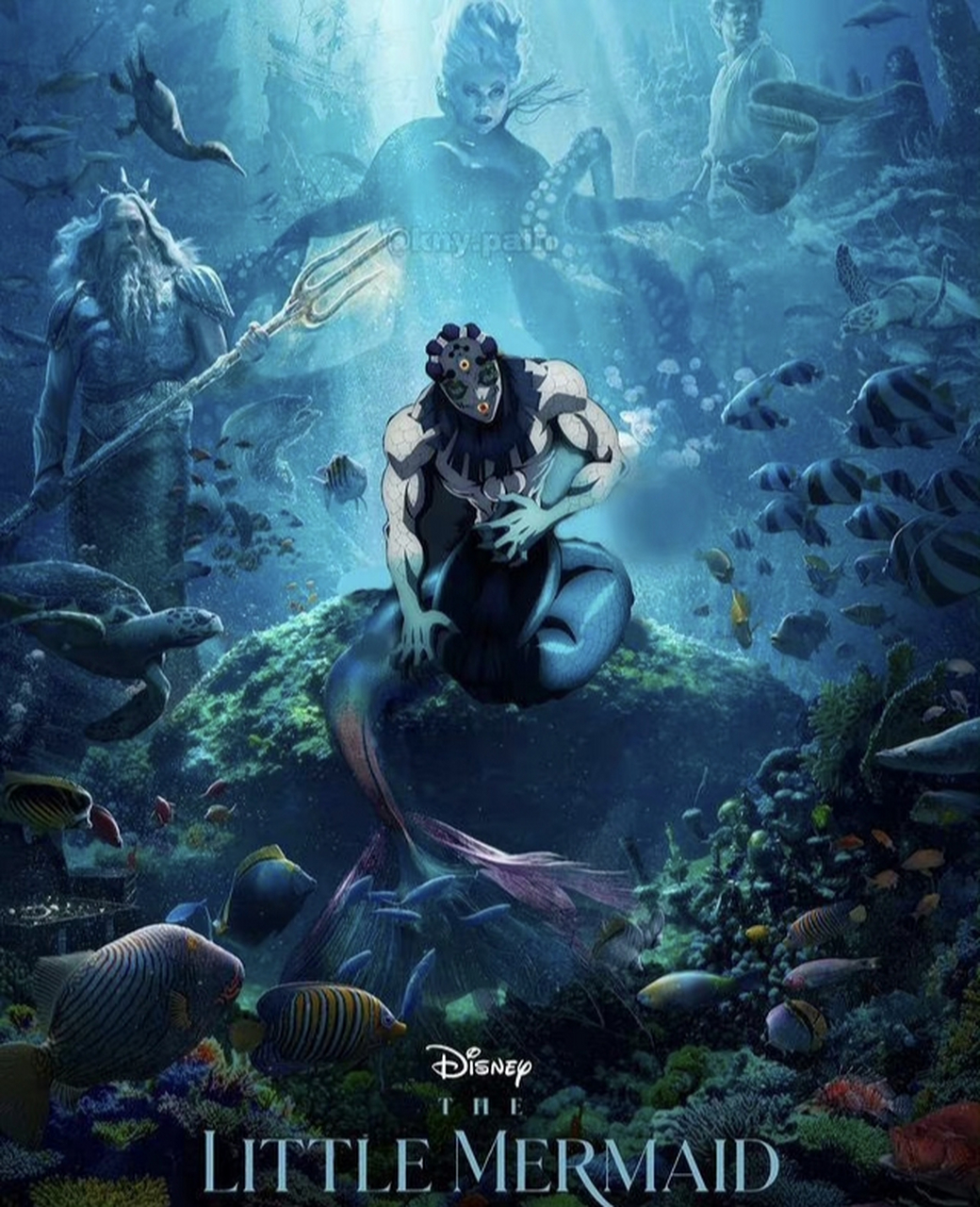 鬼灭之刃# x #迪士尼# 毫无违和感小美男鱼 twi:kimetsudaily