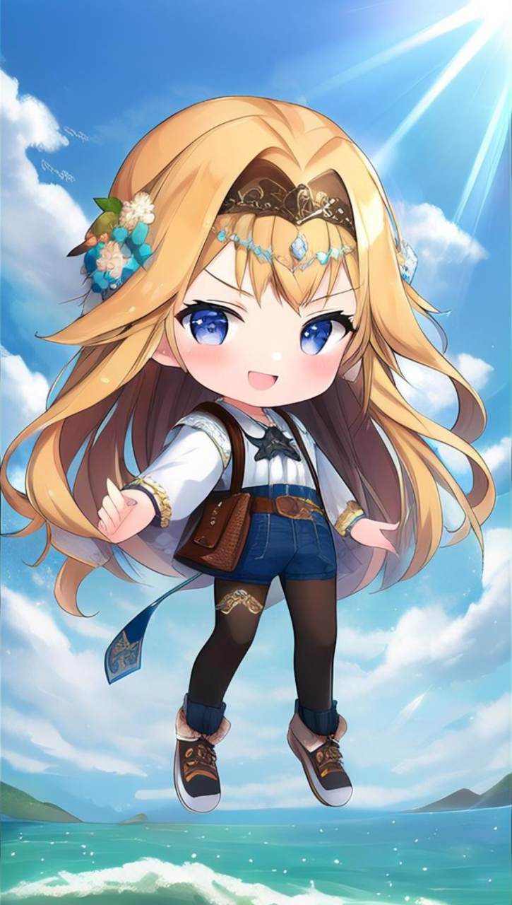 有趣表情:好看的q版动漫美女头像表情手机壁纸#有趣表情# #动漫头像