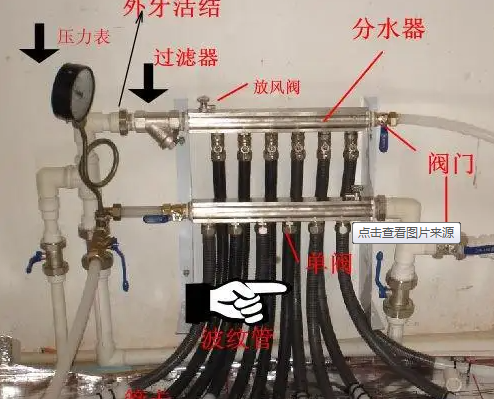 暖气放水的方法图解图片