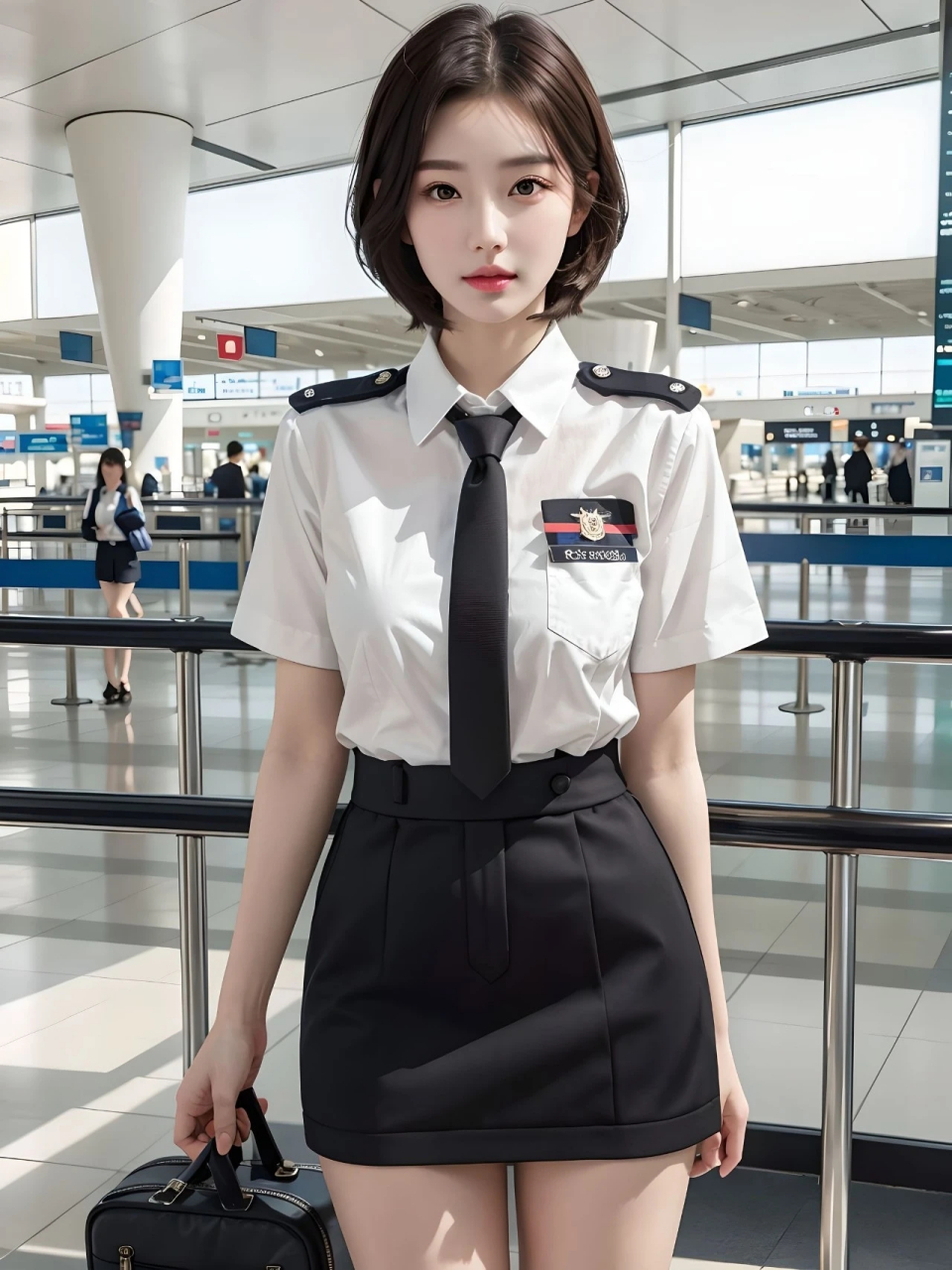 英姿飒爽的空乘小姐姐3