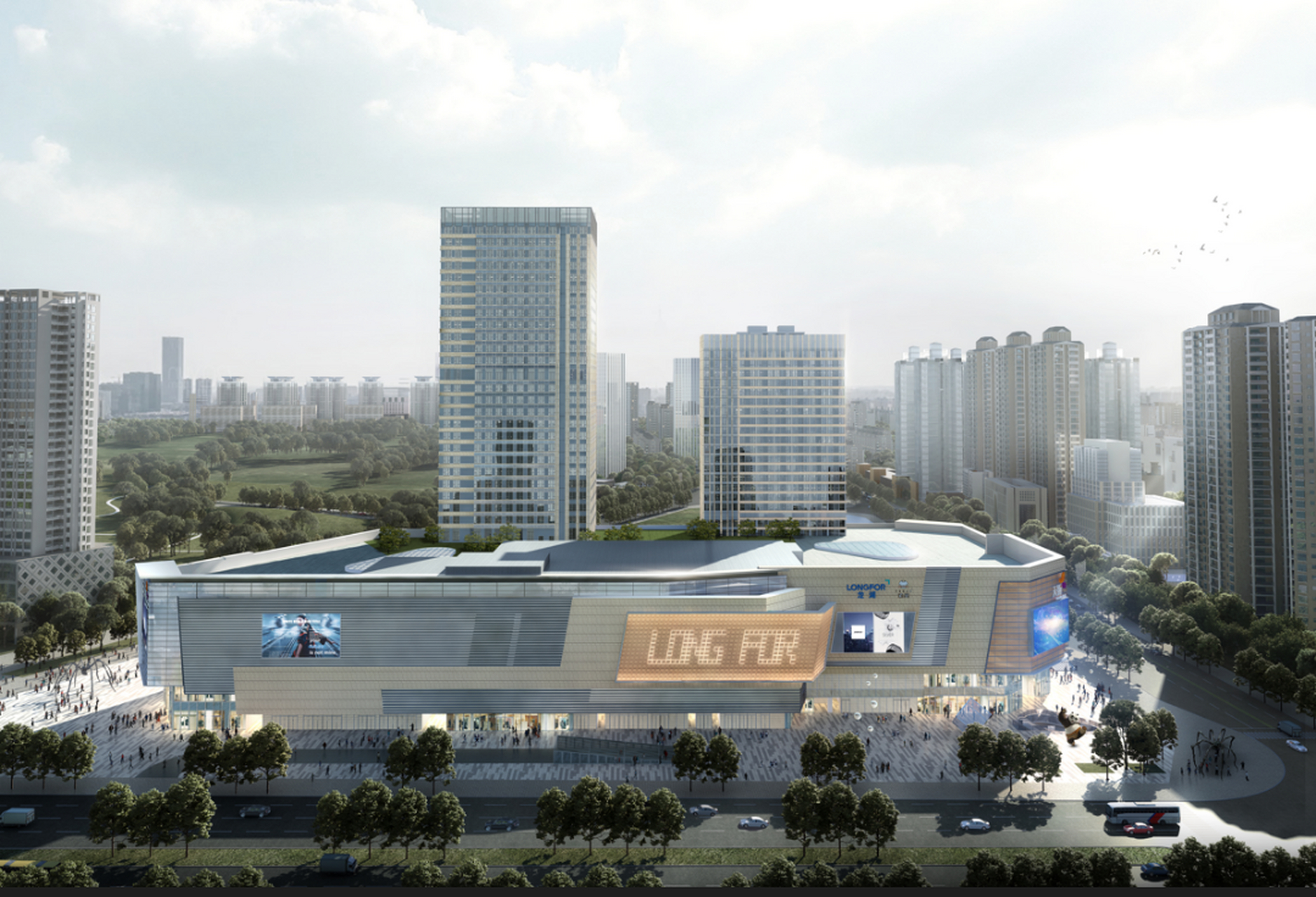 云领天街最新动态,全部结构工程完工!