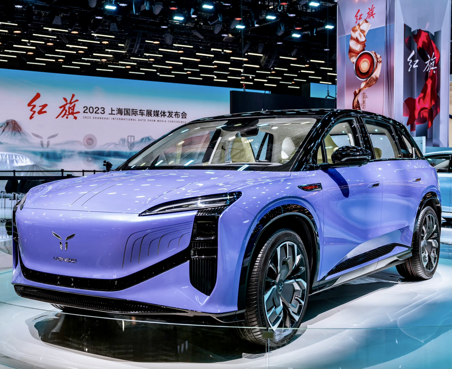 2023上海车展,一汽红旗05,新能源车震撼来袭,ehs9,e-qm5,e-202等