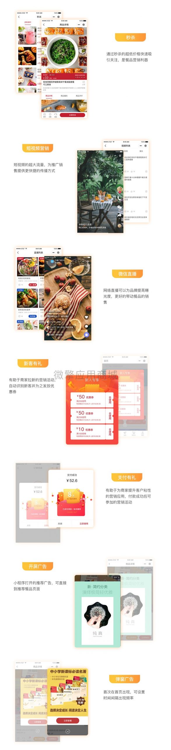 【微信小程序】独立版壹佰智慧餐厅V1.1.3小程序，新增短信管理新增餐厅行业短信模板配置 PHP框架 第7张