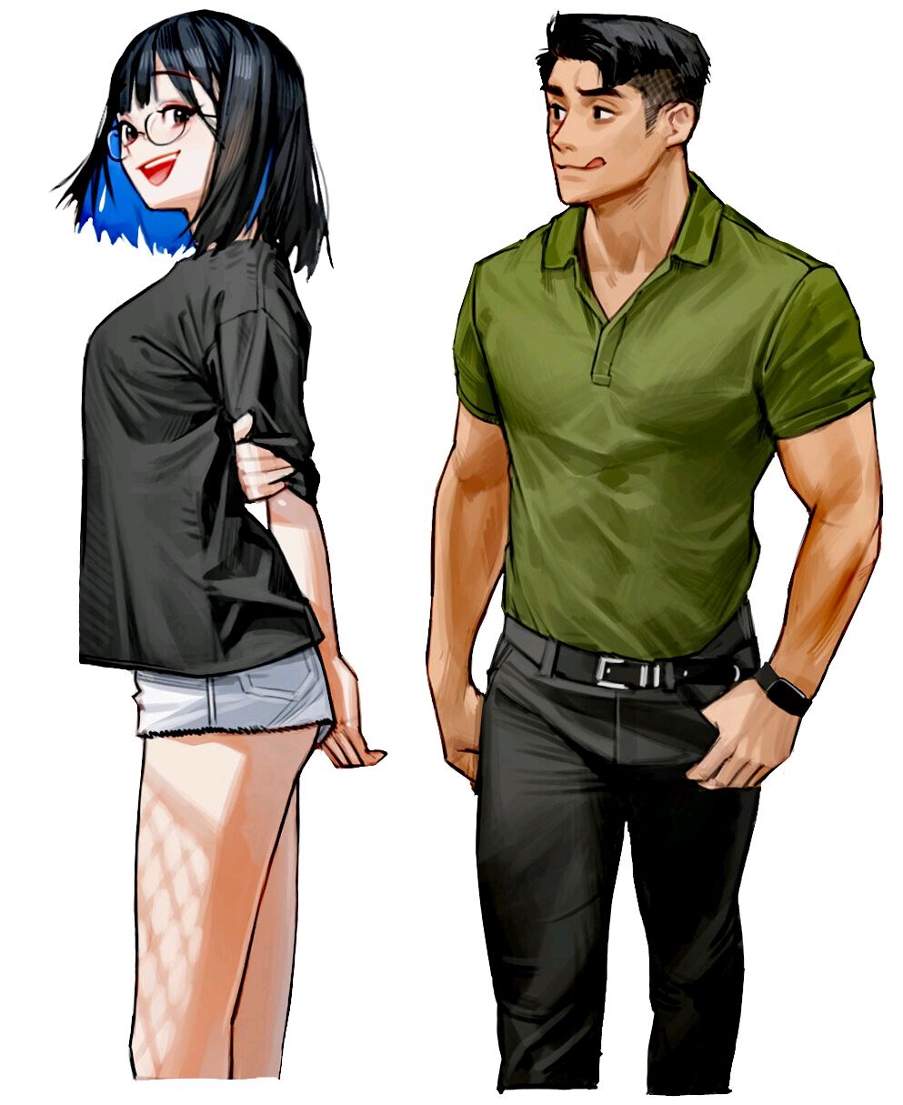 画师rinotuna 人物设定插画欣赏