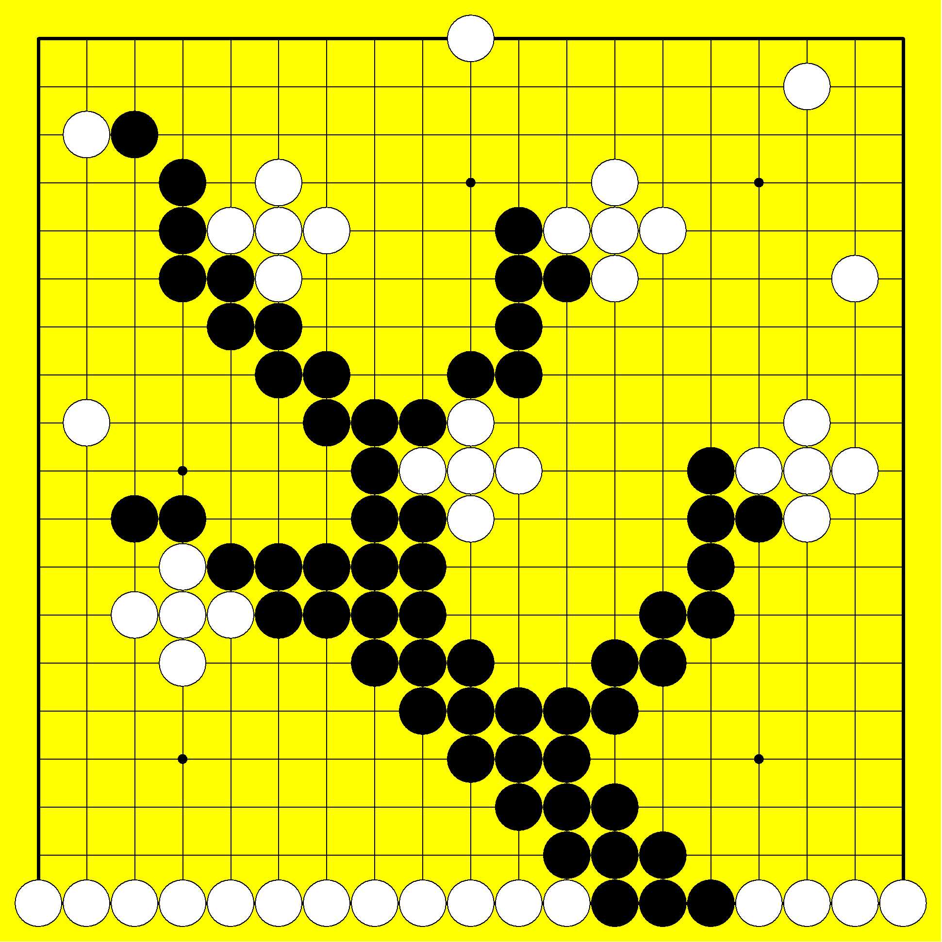 围棋摆图案 创意图片