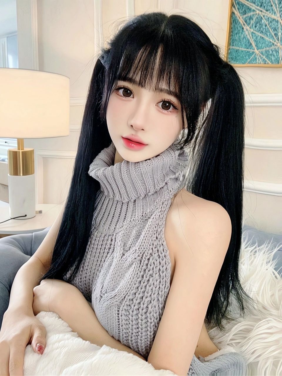 双马尾的女生真的超级可爱 甜系女孩