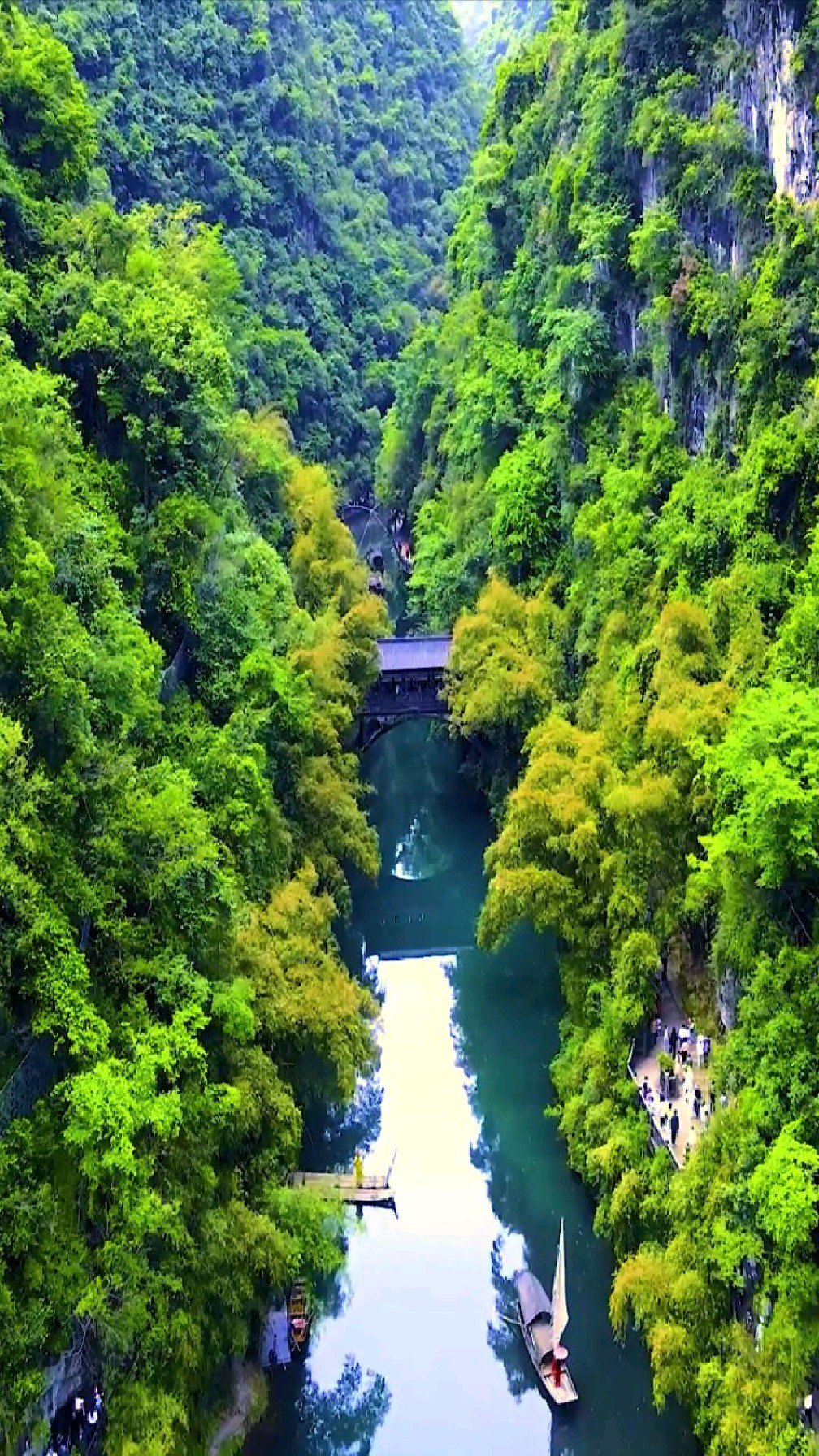 这不就是传说中的世外桃源吗,三峡人家风景区龙进溪