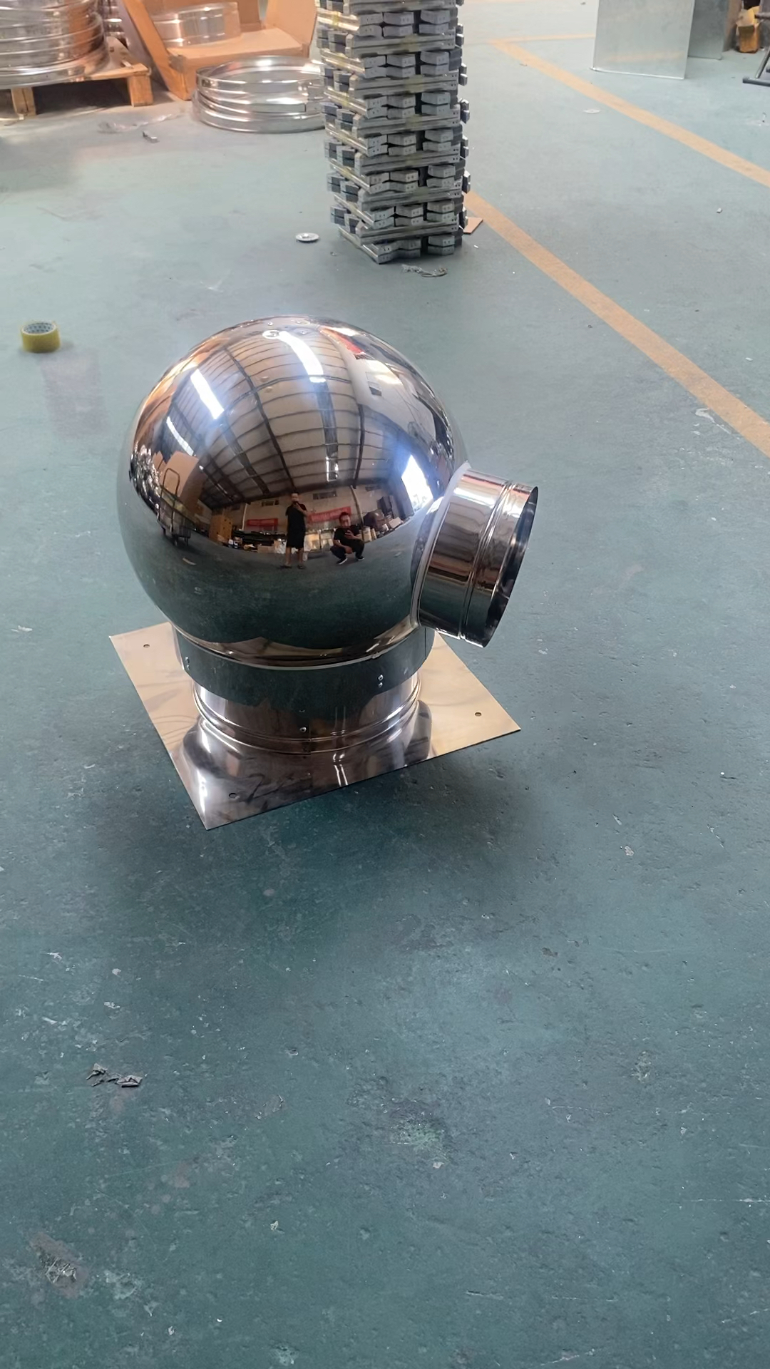 360度旋转 成品止回式风帽 只排风 不进风 防串烟 防倒灌-请您欣赏-度