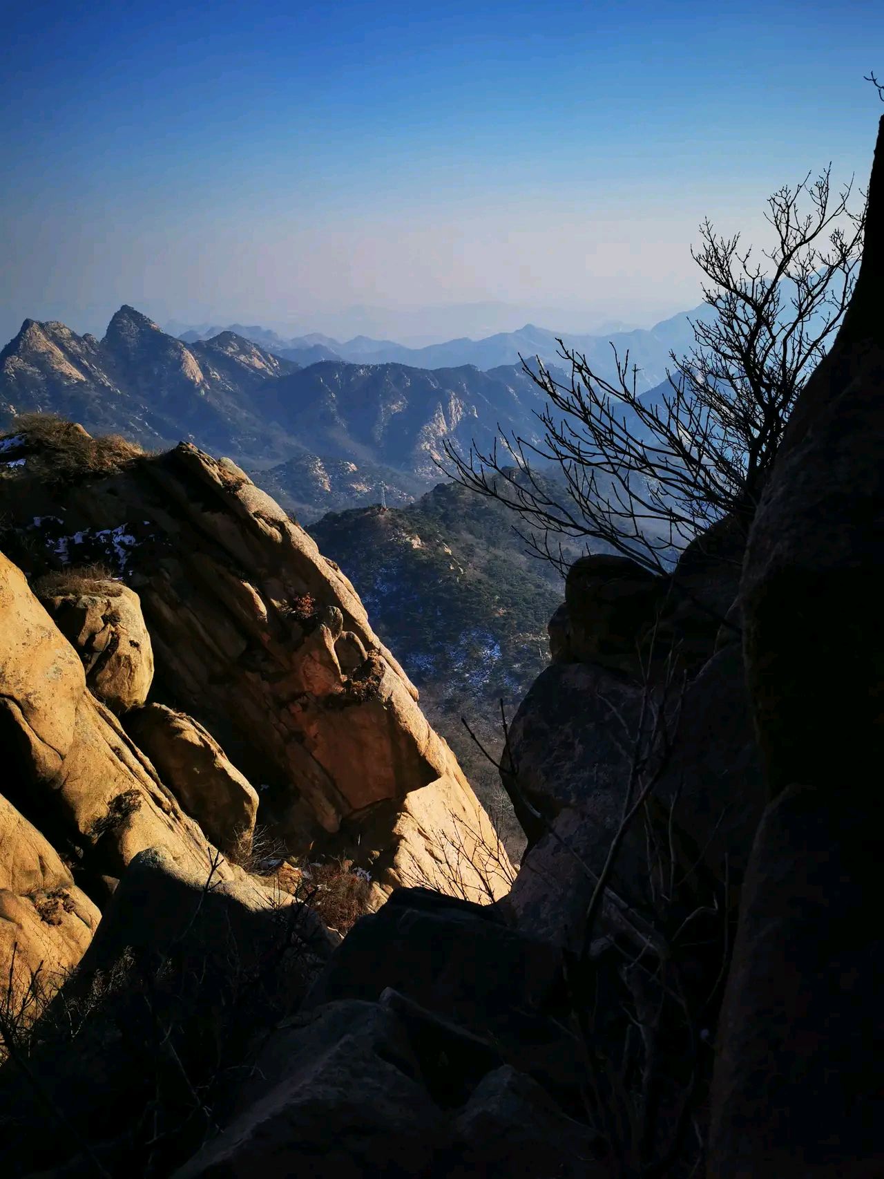 平度大泽山水库图片