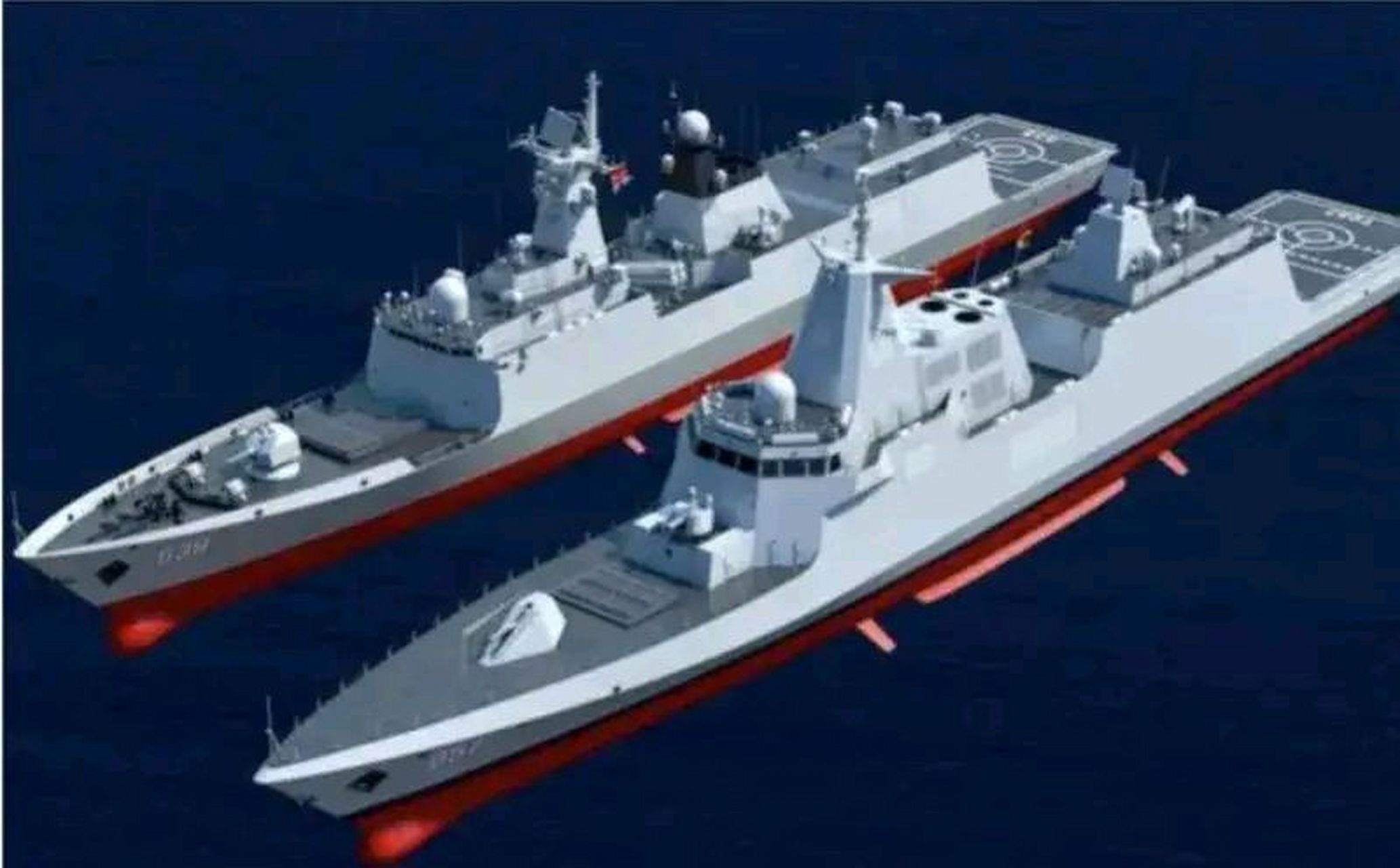 中国海军新型057护卫舰首舰或已进入组装阶段,火力配置强悍!