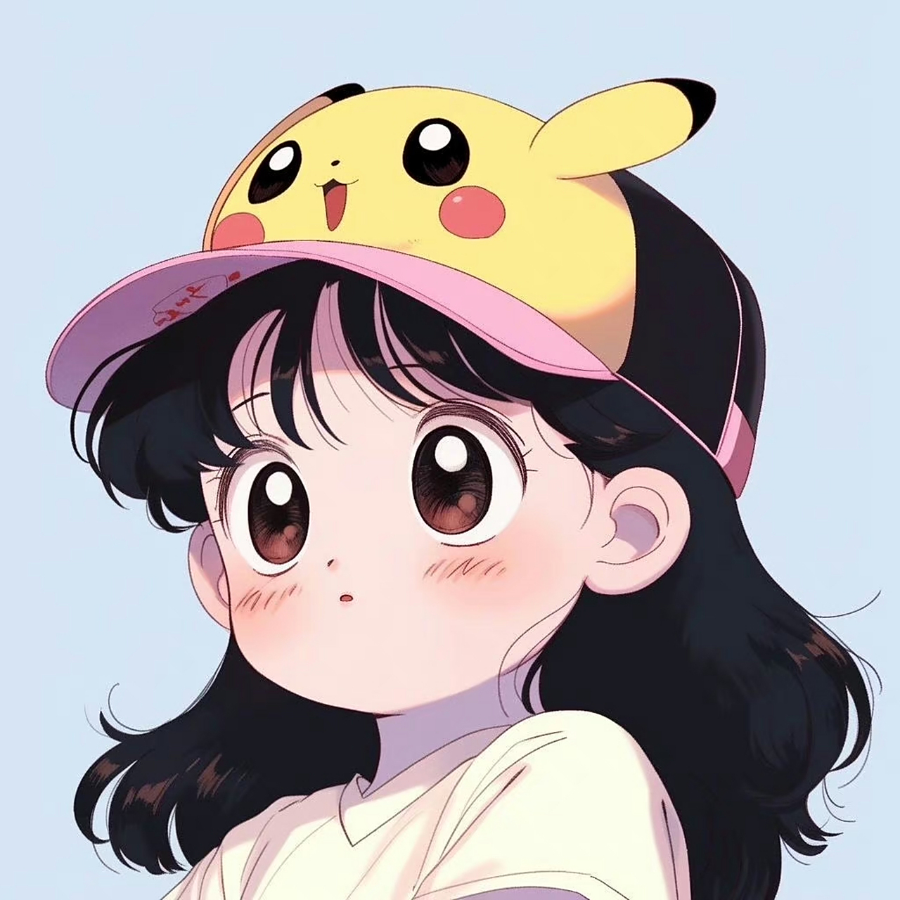 皮卡丘可爱女生头像!