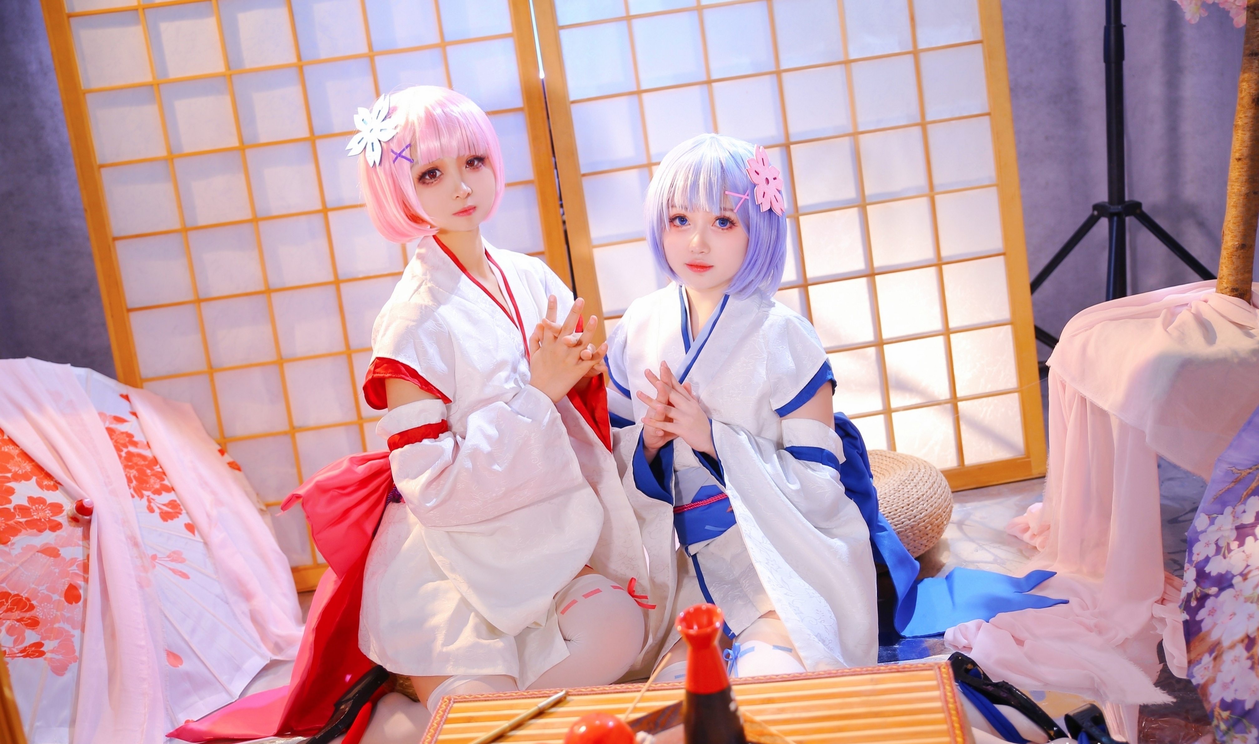 幼女版的雷姆与拉姆cos,两只小可爱共同出镜,你心动了吗?