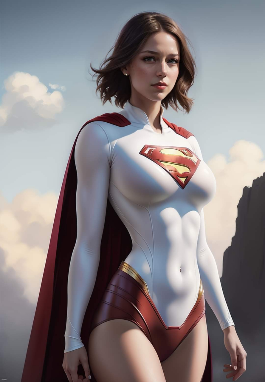 肌肉发达的女超人,只可意会不可言传[舔屏]