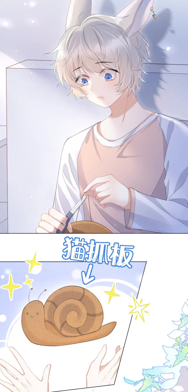 白黎给慕威做的小蜗牛形状的猫抓板也太可爱了吧!