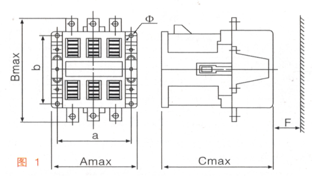 cj20交流接触器尺寸图图片