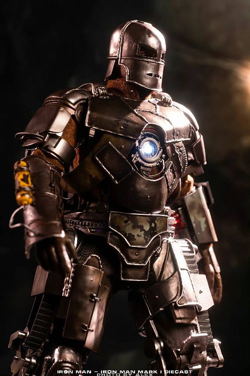 模型欣赏:ht 1/6 合金压铸 钢铁侠mk1 ,by alex _ mwyp.