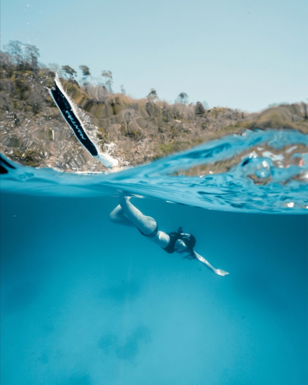 自由潜水拍摄图片