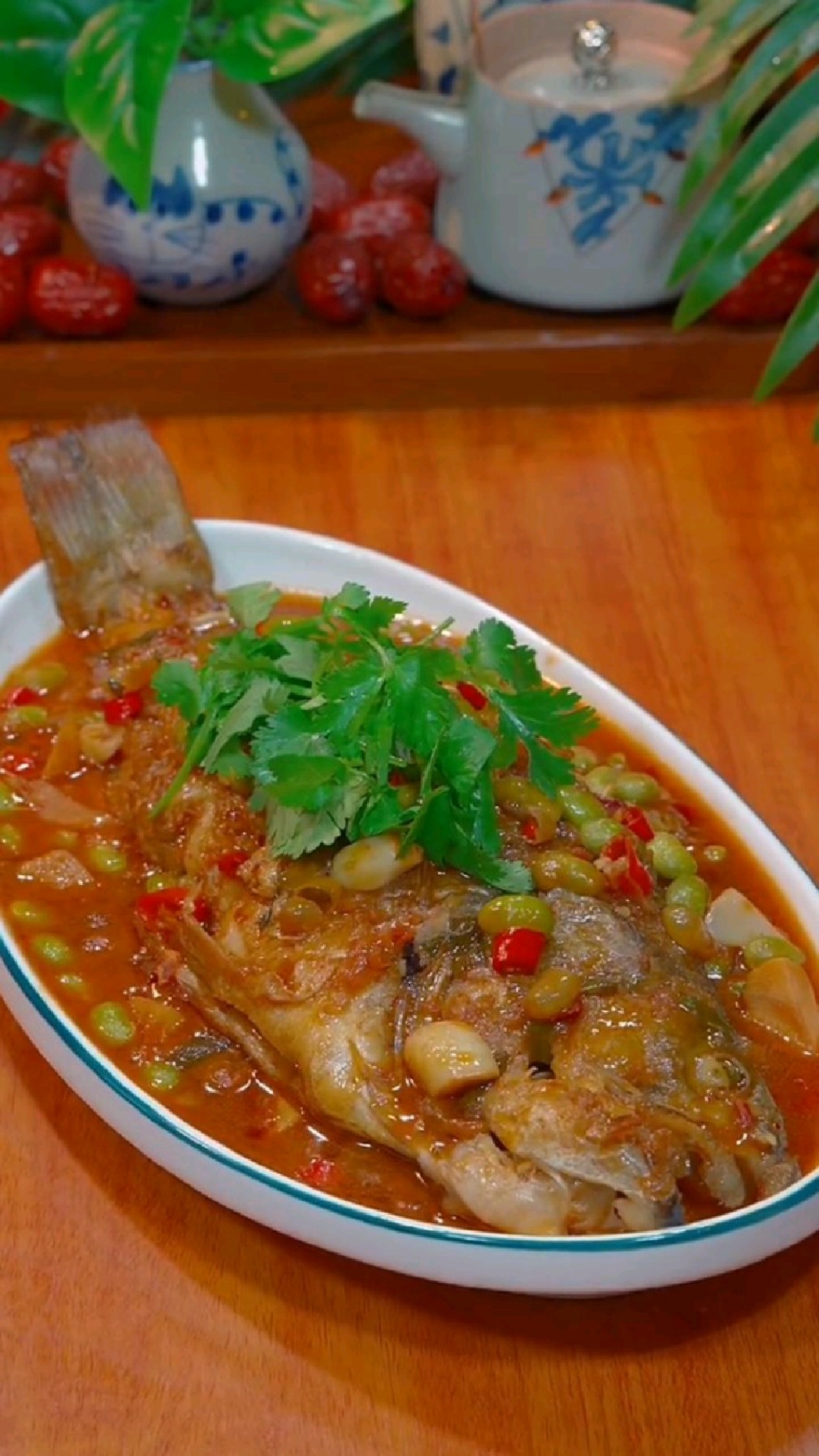 简单又美味的红烧鲈鱼