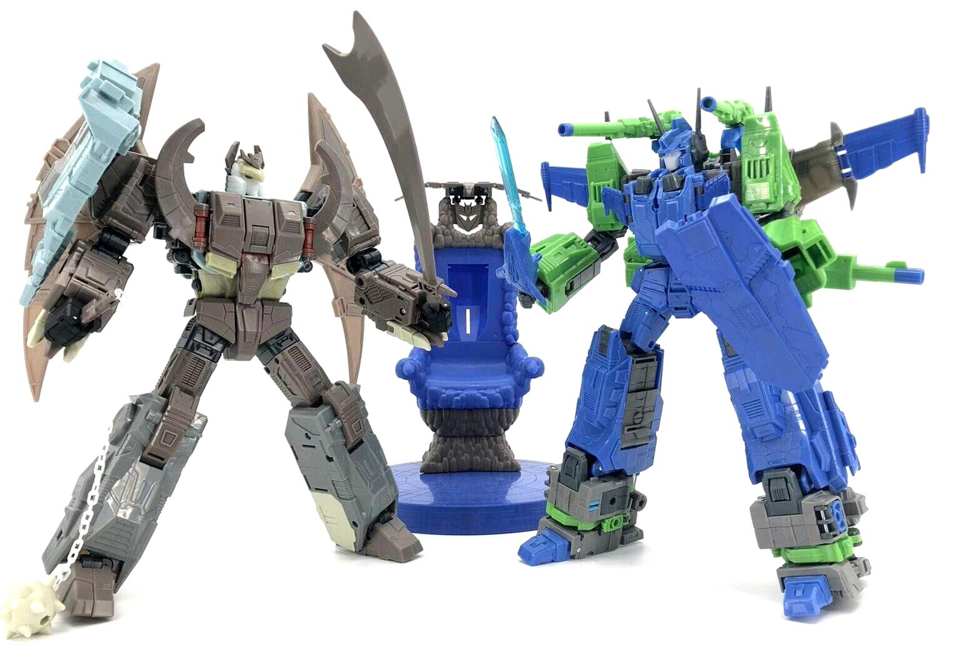 模型欣赏:变形金刚 haslab众筹 传世 胜利之斗争 大恐龙萨拉斯 试模图