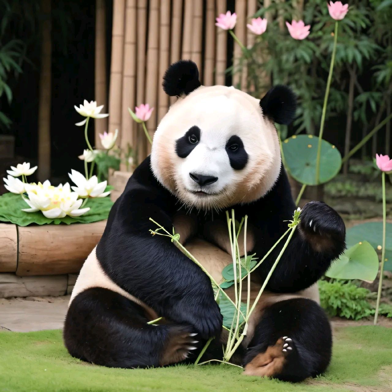 旅韩大熊猫爱宝生宝宝啦!福猪猪当姐姐啦 祝福虽然迟到了,但绝不缺席