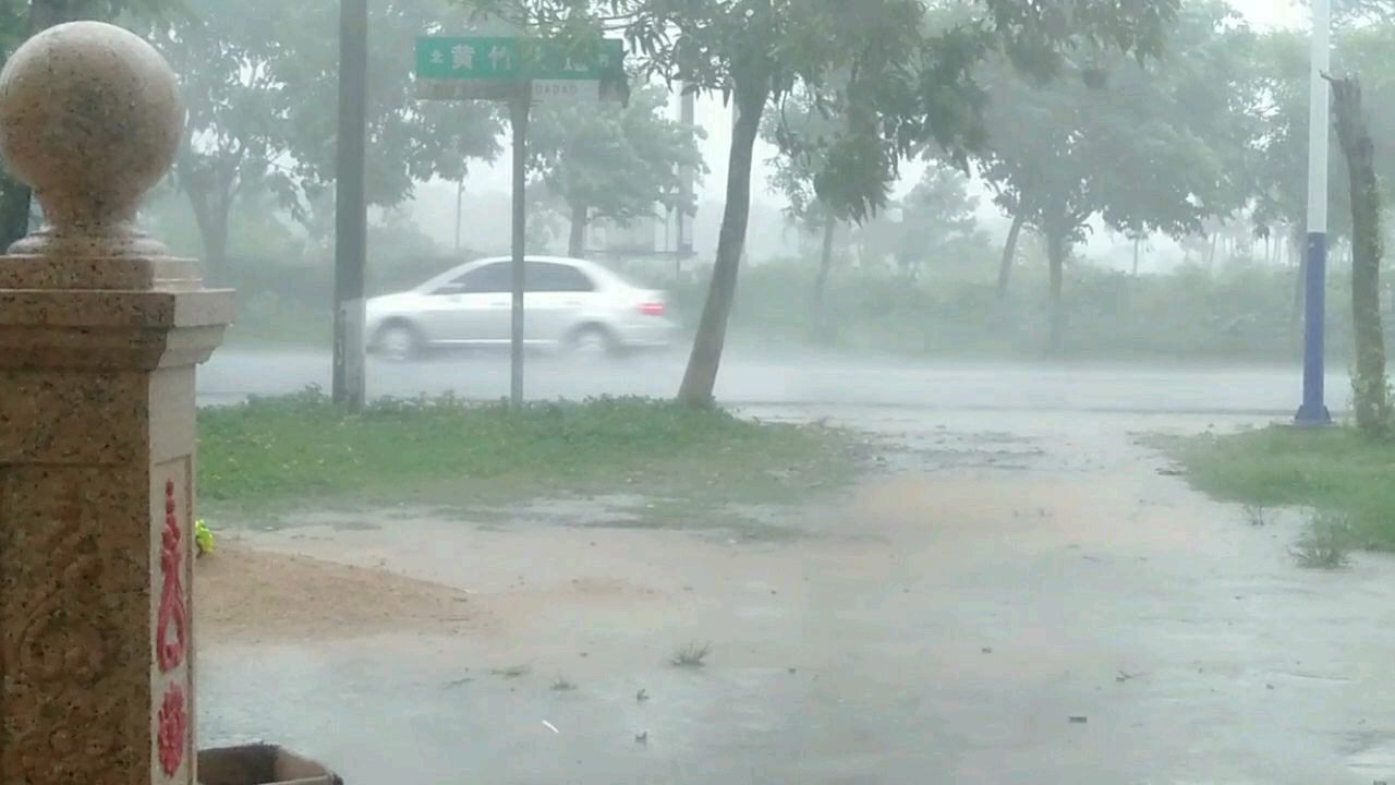 [图]持续高温下突然来场暴雨,感受下雨的过程,太美!