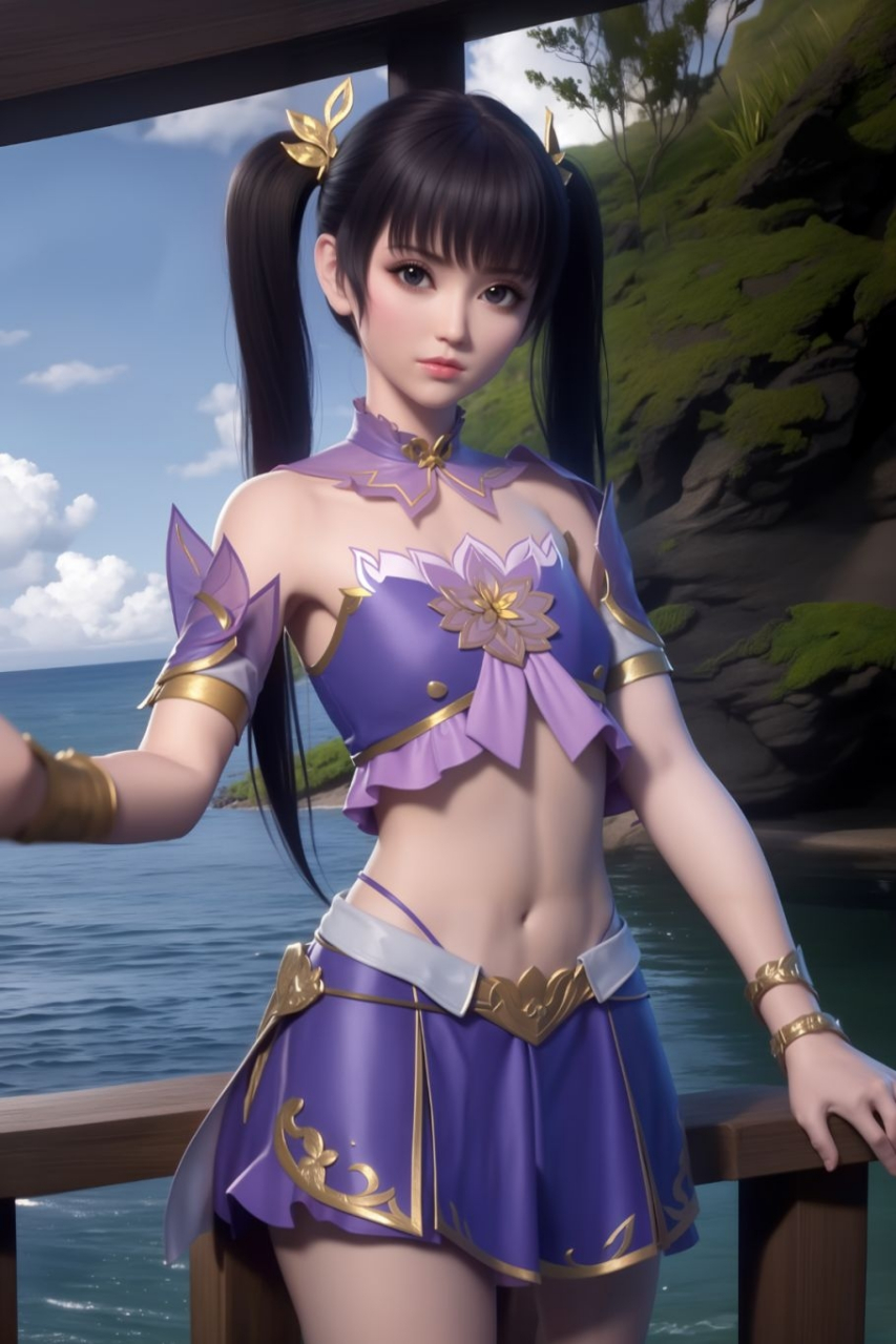 斗破苍穹# 紫妍高清壁纸:这个紫妍让我想起了那个拿着加特林的小姑娘