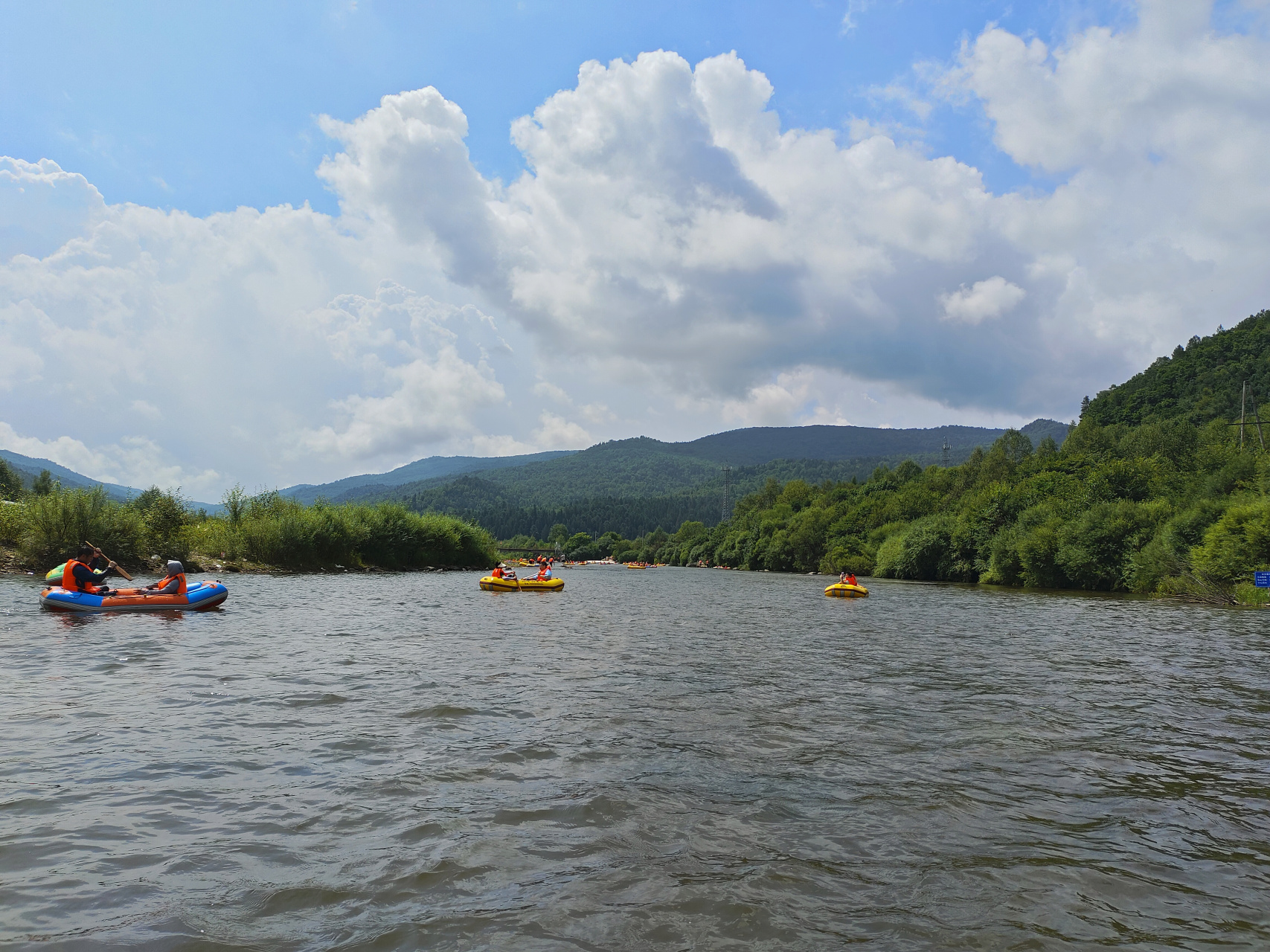 合川九峰山漂流图片