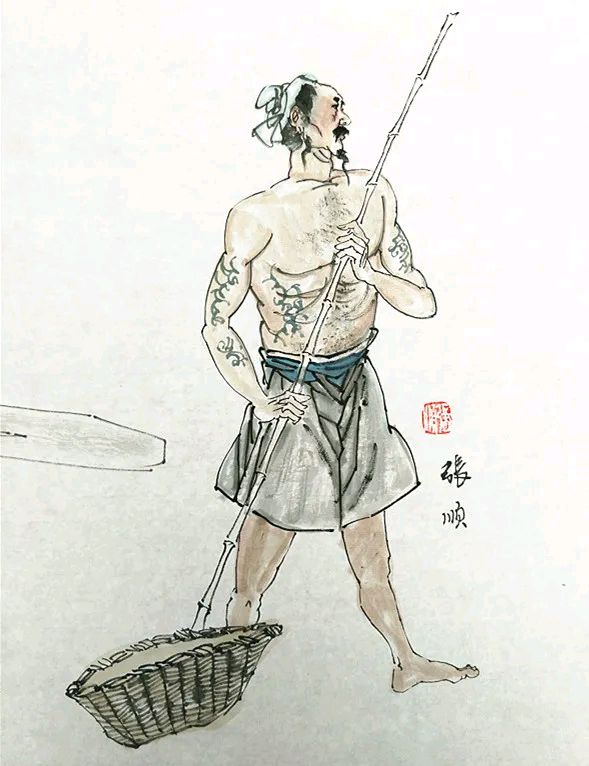 《水浒传》一百零八将天损星浪里白条之张顺