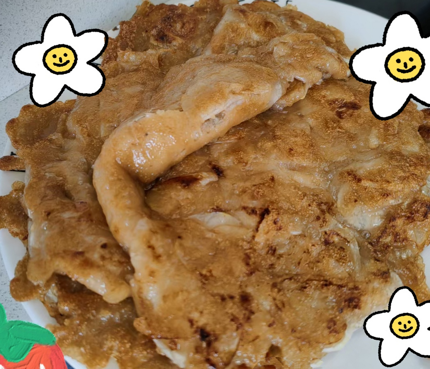 又到了吃金樱子花饼的季节.