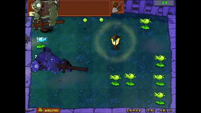 你小时候一定玩过的小游戏3:植物大战僵尸