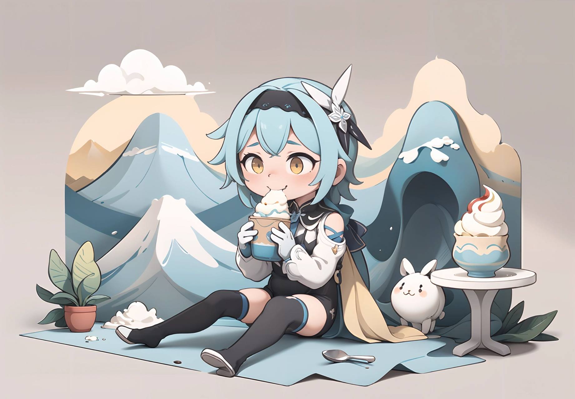 清凉一夏!优菈壁纸分享