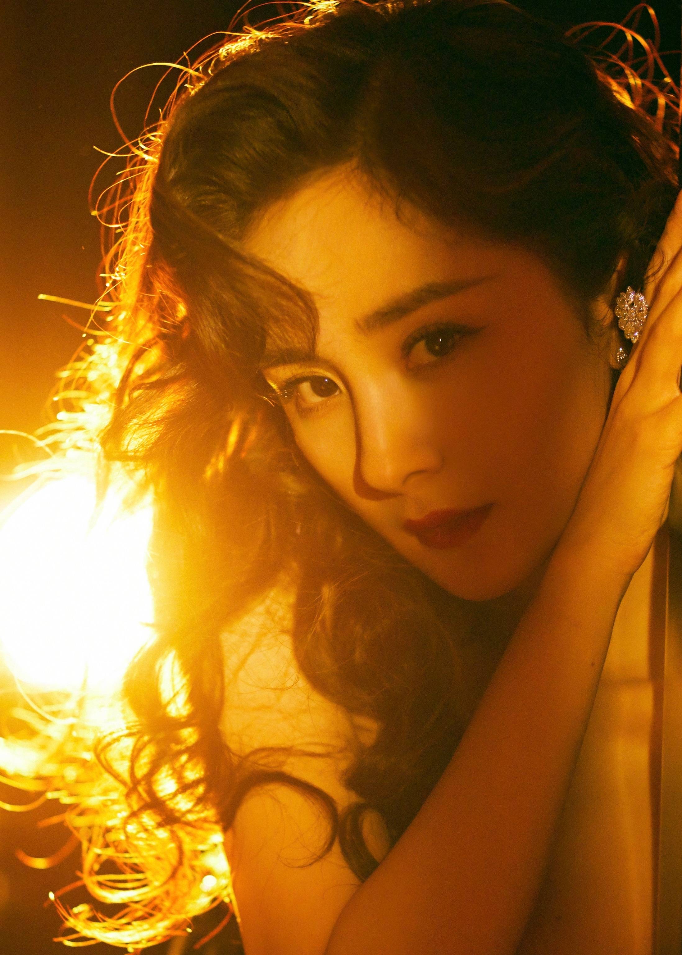 杨幂|风情万种的复古港风女神