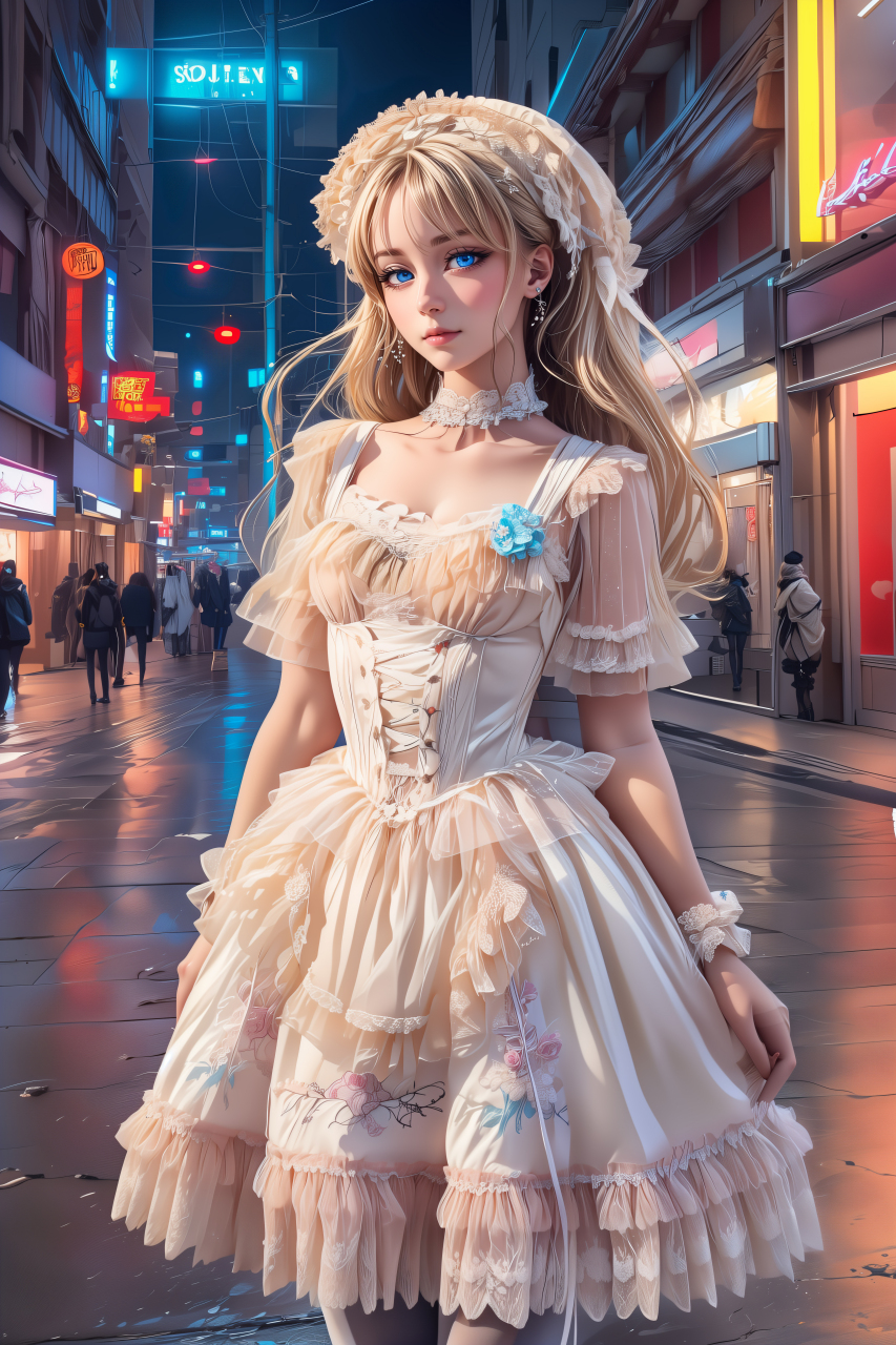 世间五味俱全,而我可以给你甜……#ai绘画# #洛丽塔时尚# #ai绘画美女